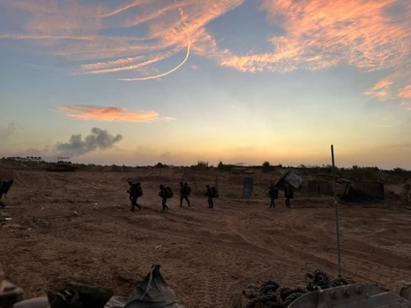 הפעילות הקרקעית של צה"ל ברצועת עזה (אתר דובר צה"ל, 1 בנובמבר 2023)