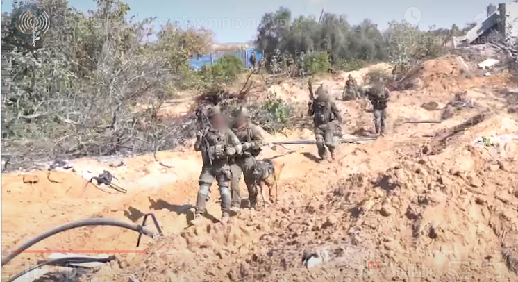 IDF forces during the ground maneuver in the Gaza Strip (IDF spokesman's website, November 2, 2023)