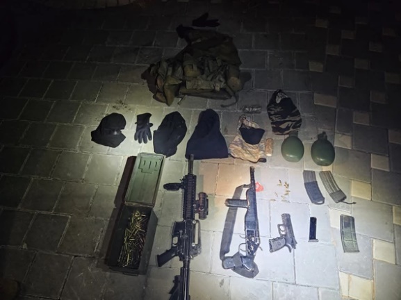 Weapons found in counterterrorism activities (IDF website, November 11, 2023)