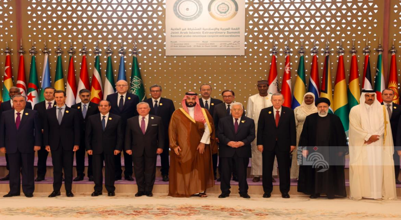 The Arab Islamic Summit in Riyadh (Wafa, November 11, 2023).