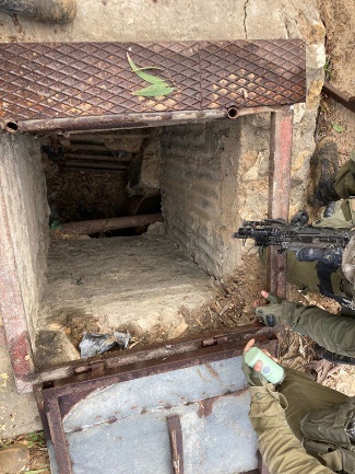 Underground shafts in the al-Bureij area (IDF spokesperson, December 26, 2023)