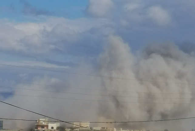 Airstrike on Aitaroun or Meiss al-Jabal. 