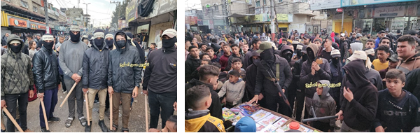 The people's protection committees in Rafah prevent price gouging and fight the rising cost of living (QudsN account X, February 28, 2024)