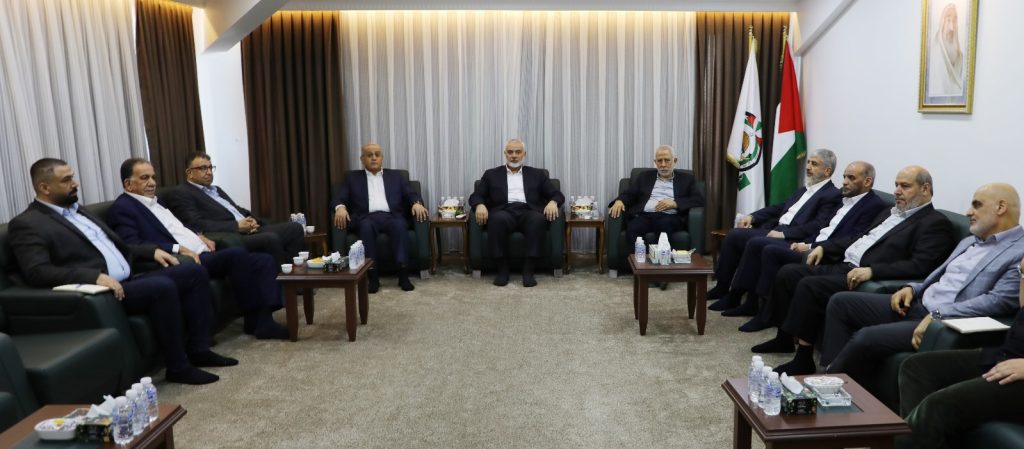 Hamas, PIJ and PFLP coordination meeting (Hamas website, April 27, 2024)