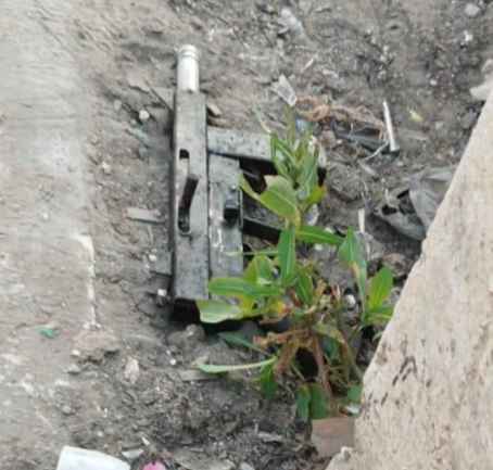 the improvised Carlo submachine gun that was used in the attack (IDF spokesperson, April 21, 2024)