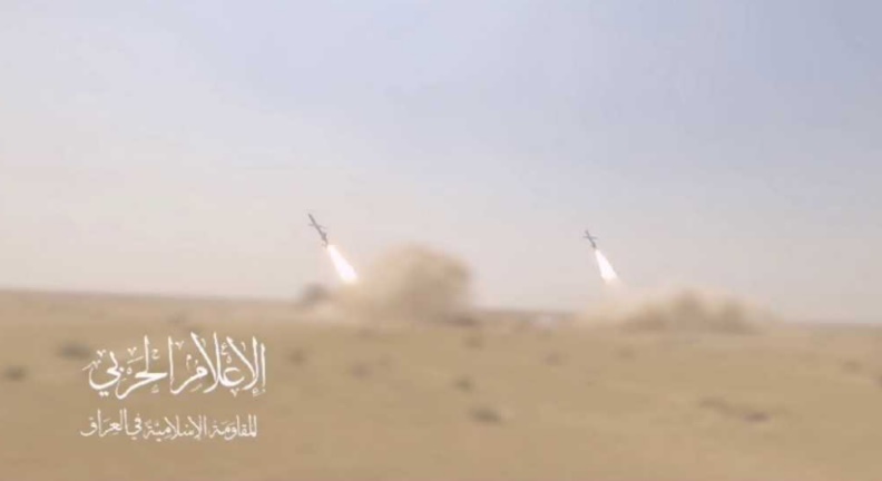 Al-Arqab cruise missiles being launched at Beersheba and Tel Aviv (Telegram channel of the main information unit of the resistance axis, May 3, 2024)