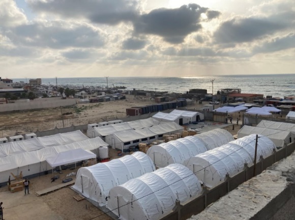 Red Cross field hospital in Rafah (International Red Cross website, May 14, 2024)