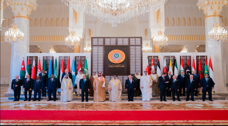 Attendees of the 33rd Arab League summit meeting in Bahrain (Wafa, May 16, 2024)