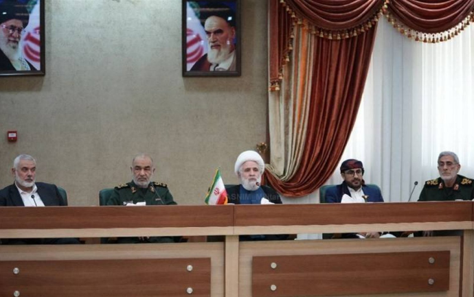 Senior "resistance axis" figures meet in Tehran (al-Sharq al-Awsat, May 23, 2024)