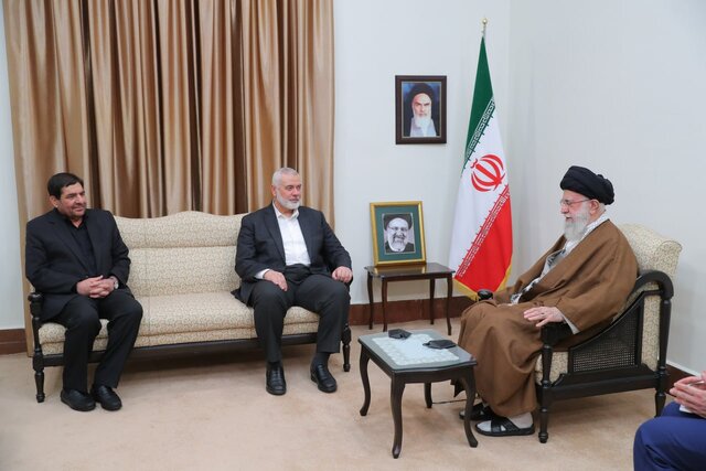 Khamenei meets with Haniyeh (ISNA, May 22, 2024)