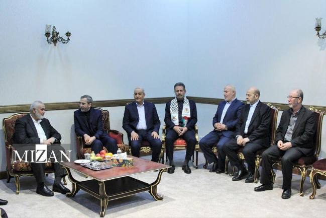 Bagheri meets with the heads of the Palestinian organizations in Tehran (Mezan, May 23, 2024)