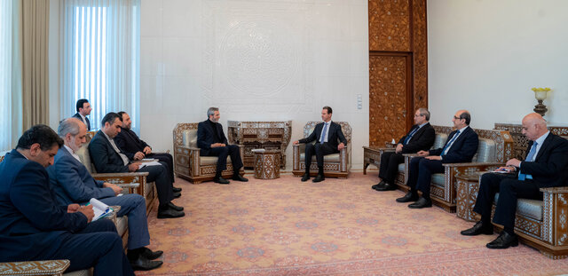 Bagheri meets with President Assad (ISNA, June 4, 2024)