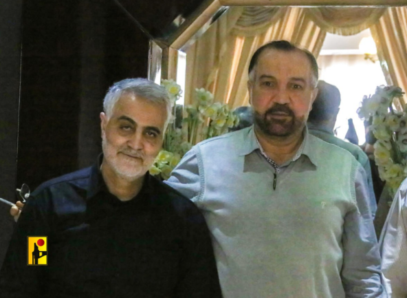 Fuad Shukr and Qassem Soleimani (Hezbollah combat information Telegram channel, July 31, 2024)