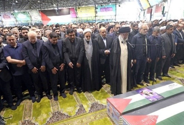 Haniyeh's funeral service in Tehran (Tasnim, August 1, 2024)