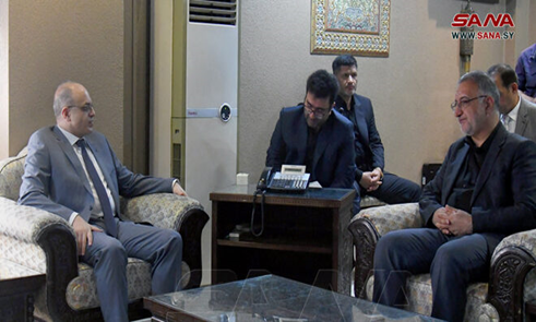 The mayor of Tehran meets with the Syrian minister of economy (SANA, September 4, 2024)