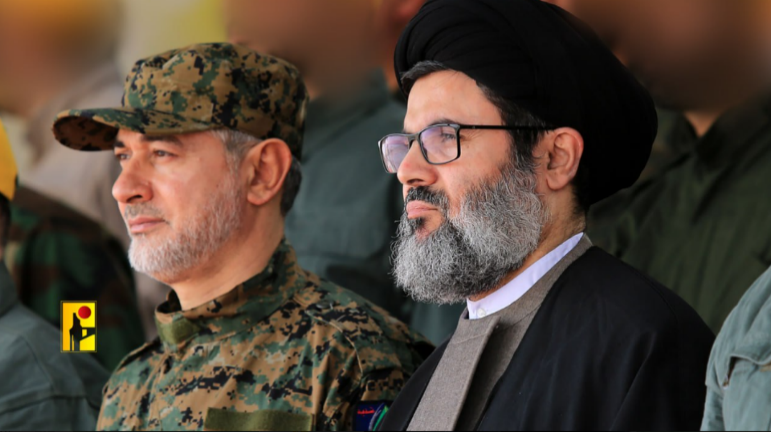 Aqil with Hashem Safi al-Din (Hezbollah combat information Telegram channel, September 21, 2024)