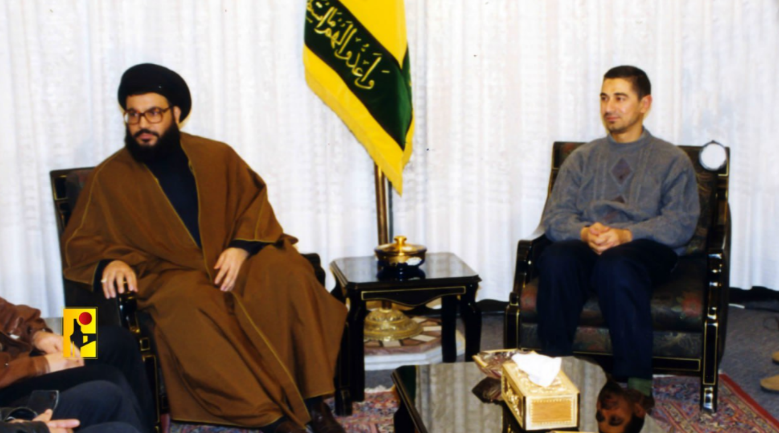 Aqil with Nasrallah (an old photo).