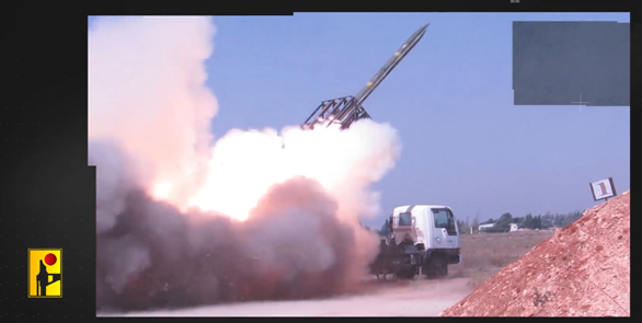 Fadi-2 rocket firing.