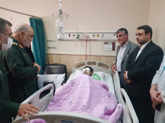 IRGC commander Hossein Salami visits wounded Lebanese in Iran (Khabar Online, September 19, 2024)