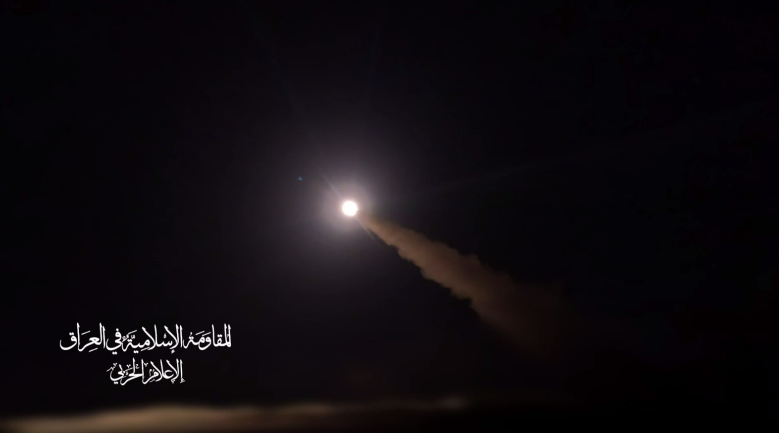 Cruise missile being launched at a “vital” target in northern Israel (Islamic Resistance in Iraq Telegram channel, September 25, 2024) 