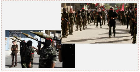 PFLP military display in Khan Yunis (Quds.net, April 29, 2014).