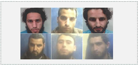 The six Bedouin detainees from the Al-Qiyan clan (ISA, July 6, 2015) 